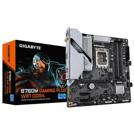 Vendita Gigabyte Schede Madri Socket 1700 Intel DDR4 Gigabyte 1700 GA-B760M Gaming Plus Wifi DDR4 B760M G P Wifi DDR4