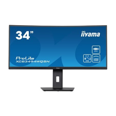 Monitor 34 Iiyam ProLite XCB3494WQSN-B5 Curved