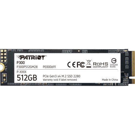 Vendita Patriot Hard Disk Ssd M.2 Patriot M.2 P300 512GB PCIe 3.0 P300P512GM28 P300P512GM28