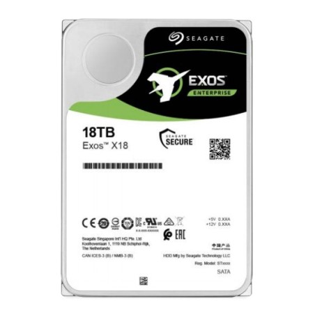 Vendita Seagate Hard Disk 3.5 Hard Dsik 3.5 Seagate 18TB Exos X18 ST18000NM004J ST18000NM004J