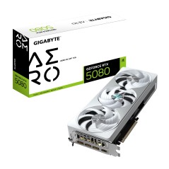 Vendita Gigabyte Schede Video Nvidia Gigabyte GeForce® RTX 5080 16GB AERO OC SFF GV-N5080AERO OC-16GD