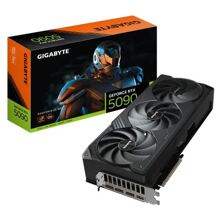 Vendita Gigabyte Schede Video Nvidia Gigabyte GeForce® RTX 5090 32GB Windforce OC GV-N5090WF3OC-32GD