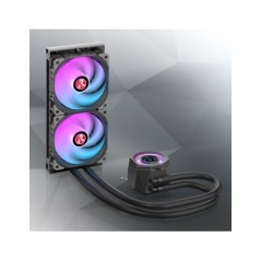 Vendita RAIJINTEK Dissipatori Liquido Aio Per Cpu RAIJINTEK CYCLOPS 240 BLACK ARGB PWN LCD TFT 1.4 0R10B0023 Dissipatore Liqu...