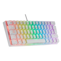 MARSGAMING TAST GAMING MK-60WRIT WHITE MECC COMPATTA 60% SWITCH RED 12 R.RG
