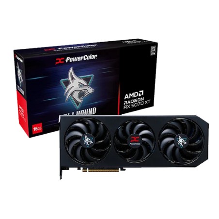 Vendita PowerColor Schede Video Ati Amd PowerColor Radeon Hellhound RX 9070 XT 16GB GDDR6 RX9070XT 16G-L/OC