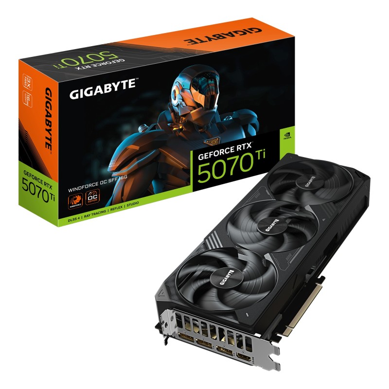 Gigabyte GeForce® RTX 5070TI 16GB Windforce OC