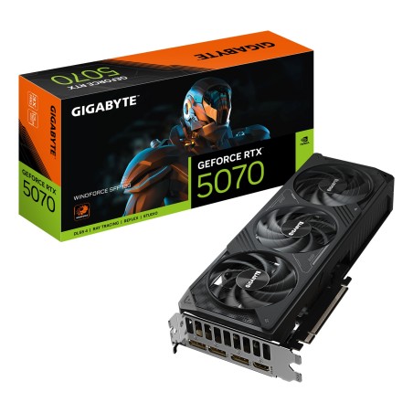 Vendita Gigabyte Schede Video Nvidia Gigabyte GeForce® RTX 5070 12GB Windforce SFF GV-N5070WF3-12GD