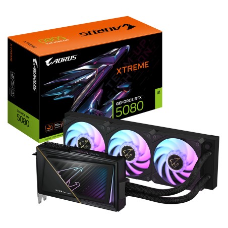 Vendita Gigabyte Schede Video Nvidia Gigabyte GeForce® RTX 5080 16GB AORUS XTREME WATERFORCE GV-N5080AORUSX W-16GD