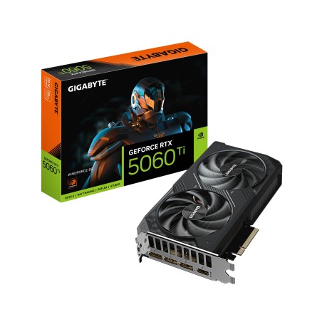 Vendita Gigabyte Schede Video Nvidia Gigabyte GeForce® RTX 5060 TI 8GB Windforce GV-N506TWF2-8GD