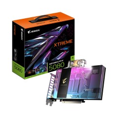 Vendita Gigabyte Schede Video Nvidia Gigabyte GeForce® RTX 5080 16GB AORUS XTREME WATERFORCE WB GV-N5080AORUSX WB-16GD