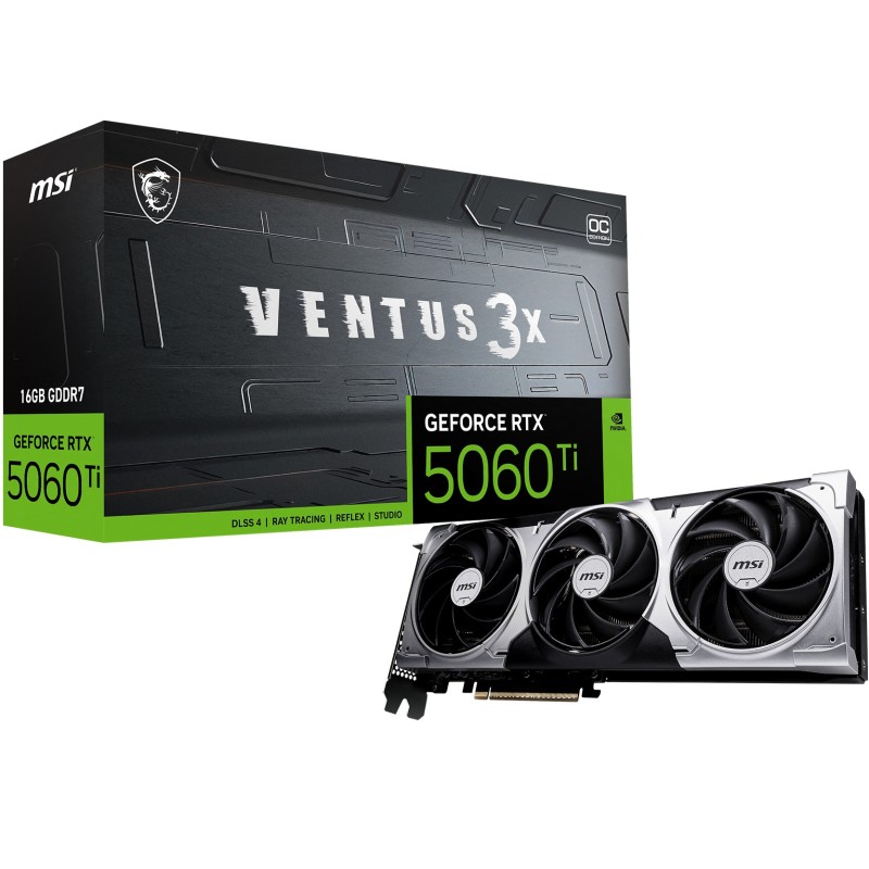 MSI GeForce® RTX 5060 TI 16GB VENTUS 3X OC