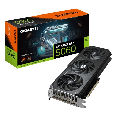 Vendita Gigabyte Schede Video Nvidia Gigabyte GeForce® RTX 5060 8GB Gaming OC GV-N5060GAMING OC-8GD