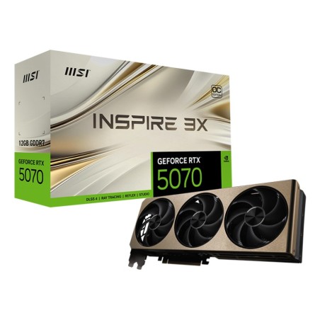 Vendita Msi Schede Video Nvidia MSI GeForce® RTX 5070 12GB INSPIRE 3X OC V532-006R