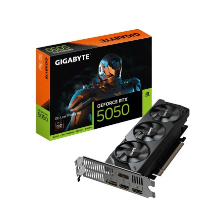Vendita Gigabyte Schede Video Nvidia Gigabyte GeForce® RTX 5050 8GB OC Low Profile GV-N5050OC-8GL