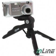 Vendita Inline Cavalletti InLine Cavalletto treppiedi Mini per fotocamere e videocamere digitali pieghevole con confortevole ...