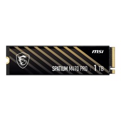 Vendita Msi Hard Disk Ssd M.2 SSD MSI M.2 1TB Spatium M470 Pro PCIe NVME PCIe 4.0 x4 (retail) S78-440L0J0-P83 S78-440L0J0-P83