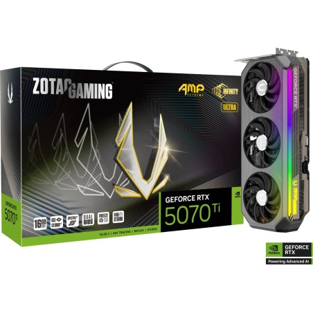 ZOTAC GeForce® RTX 5070TI 16GB AMP EXTREME INFINITY ULTRA