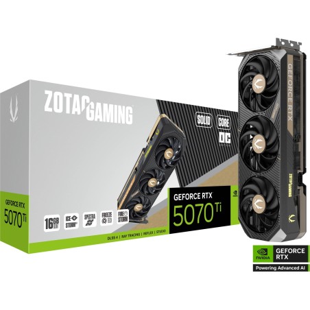 ZOTAC GeForce® RTX 5070TI 16GB Solid Core OC