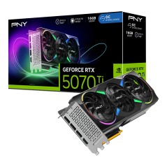 Vendita Pny Schede Video Nvidia PNY GeForce® RTX 5070TI 16GB ARGB Gaming Overclocked Triple Fan VCG5070T16TFXXPB1-O