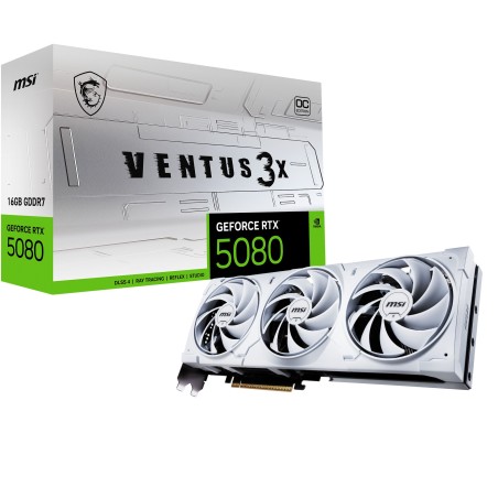 Vendita Msi Schede Video Nvidia MSI GeForce® RTX 5080 16GB VENTUS 3X OC WHITE V531-062R