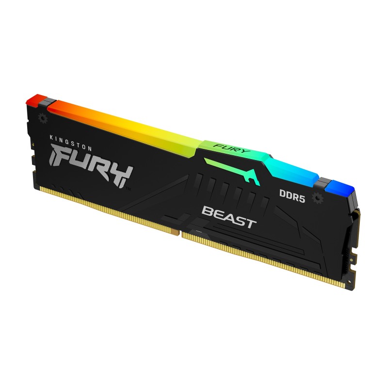 Memoria Ram DDR5 16GB 5600 Kingston FURY Beast RGB EX KF556C36BBEA-16