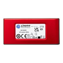 Hard Disk esterno Kingston XS1000 2TB SXS1000R/2000G red
