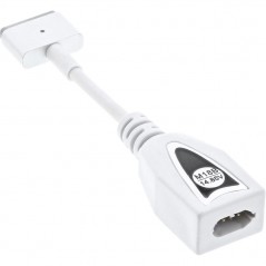 Vendita Inline Cavi Apple InLine Plug secondari M18B da 14 85V per Apple MacBook Air (Mafsafe2) e simili magnetico bianco 266...