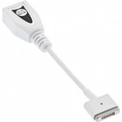 Vendita Inline Cavi Apple InLine Plug secondari M16B da 16 5V per Apple MacBook Pro Retina (Mafsafe2) e simili magnetico bian...