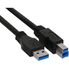 Vendita Inline Cavi Usb Esterni InLine Cavo USB 3.0 Type A maschio a Type B maschio nero 3m 35330