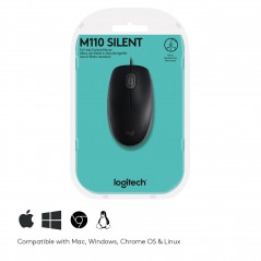 Vendita Logitech Mouse Mouse Logitech B110 silent (910-005508) 910-005508