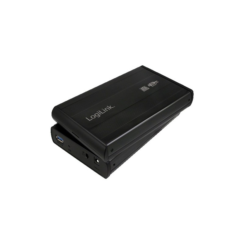Box hard disk 3.5 LogiLink USB 3.0/SATA nero- UA0107