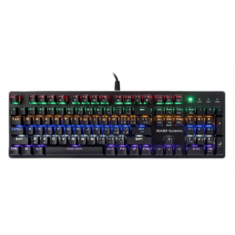 Mars Gaming MK4 Mechanical Keyboard RGB Layout Italiano Switch Blue