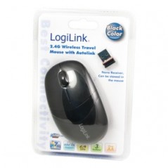 Vendita Logilink Mouse Mouse LogiLink 2.4GHz Optische Mini Black (ID0069) ID0069