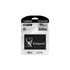 Vendita Kingston Hard Disk Ssd Kingston KC600 SSD 512GB SataIII 2.5\\" 550/520 MB/s 3D TLC SKC600/512G