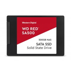 Western Digital Ssd RED SA500 500 GB NAS 2.5 7mm WDS500G1R0A 3D NAND