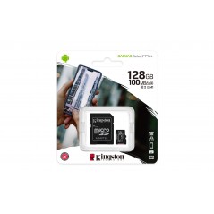 Vendita Kingston Flash Memory Kingston Canvas Select Plus 128GB MicroSDXC Classe 10 UHS-I 100/85 MB/s SDCS2/128GB
