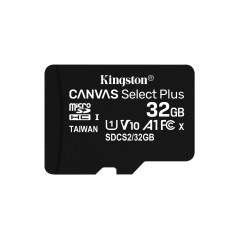 Vendita Kingston Flash Memory Kingston Canvas Select Plus 32GB MicroSDXC Classe 10 UHS-I 100 MB/s SDCS2/32GB