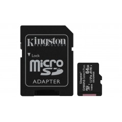 Vendita Kingston Flash Memory Kingston Canvas Select Plus 64GB MicroSDXC Classe 10 UHS-I 100/85 MB/s SDCS2/64GB