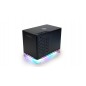 In Win A1 Plus ARGB Cube Case Vetro Temperato Mini ITX 650W Nero