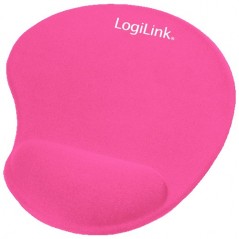 Vendita Logilink Mouse Pad Tappetini Mouse Pad LogiLink Mousepad mit Silikon Gel Handballenauflage. pink ID0027P