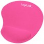Mouse Pad LogiLink Mousepad mit Silikon Gel Handballenauflage. pink