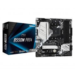 Vendita Asrock Schede Madri Socket Am4 Amd Motherboard Asrock AM4 B550M PRO 4 90-MXBDK0-A0UAYZ