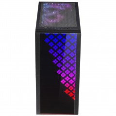 Vendita BitFenix Case BitFenix Dawn TG A RGB Midi Tower Tempered Glass Black BFC-DAW-500-KKGSK-RP