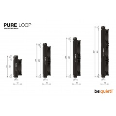 Vendita Be quiet! Dissipatori Liquido Aio Per Cpu Cooler Be Quiet Pure Loop 120mm Raffreddamento liquido ALL-in-One BW005