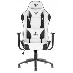 itek Gaming Chair PLAYCOM PM20 Bianco Nero