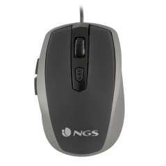 Vendita NGS Mouse NGS Tick Silver mouse Mano destra USB tipo A Ottico 1600 DPI TICKSILVER