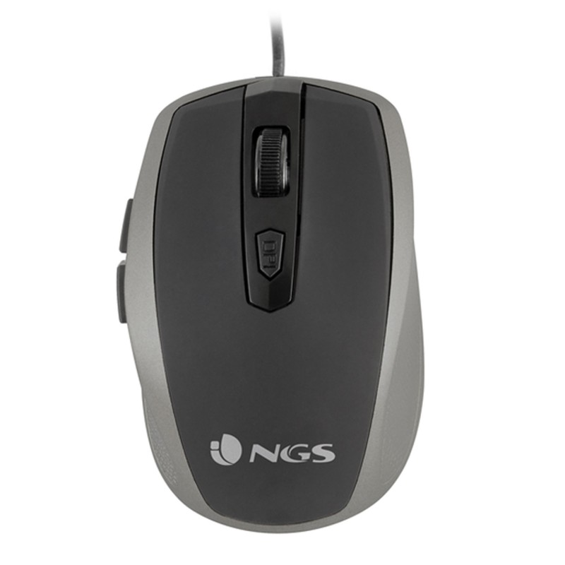 NGS Tick Silver mouse Mano destra USB tipo A Ottico 1600 DPI