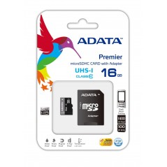 Vendita Adata Flash Memory ADATA Premier microSDHC UHS-I U1 Class10 16GB memoria flash Classe 10 AUSDH16GUICL10-RA1