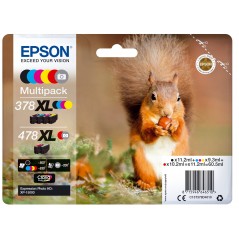 Vendita Epson Inkjet Epson Squirrel Multipack 6-colours 378XL / 478XL Claria Photo HD Ink C13T379D4010