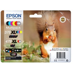 Epson Squirrel Multipack 6-colours 378XL / 478XL Claria Photo HD Ink